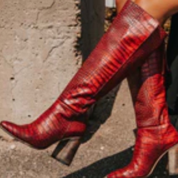 Freebird by Steven Shoes - Never worn Red Jasper boots  Size 8